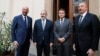 Armenia/Czech Republic-Meeting of Armenian Prime Minister Nikol Pashinyan, Azerbaijani President Ilham Aliyev, French President Emmanuel Macron and European Commission President Charles Michel in Prague,6Oct,2022
