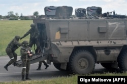 Российские военные под Херсоном, 19 мая 2022 года.