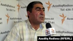 Azerbaijan – writer Zakir Sadatli, RFE/RL's Baku studio, Jun2011