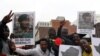 Zimbabwe - Protesters calling for Zimbabwean President Robert Mugabe to step down, 18Nov2017