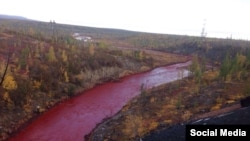 Река Далдыкан под Норильском