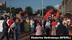 Иркутск, митинг против повышения пенсионного возраста