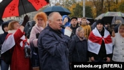 Архіўнае фота. Мікалай Статкевіч на «Маршы абураных беларусаў»