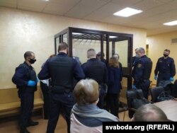 Падчас судовага працэсу 9 лютага