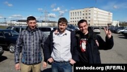 Зь сябрамі на волі: Анатоль Мышкевіч, Эдвард Дмухоўскі, Віталь Гуляк