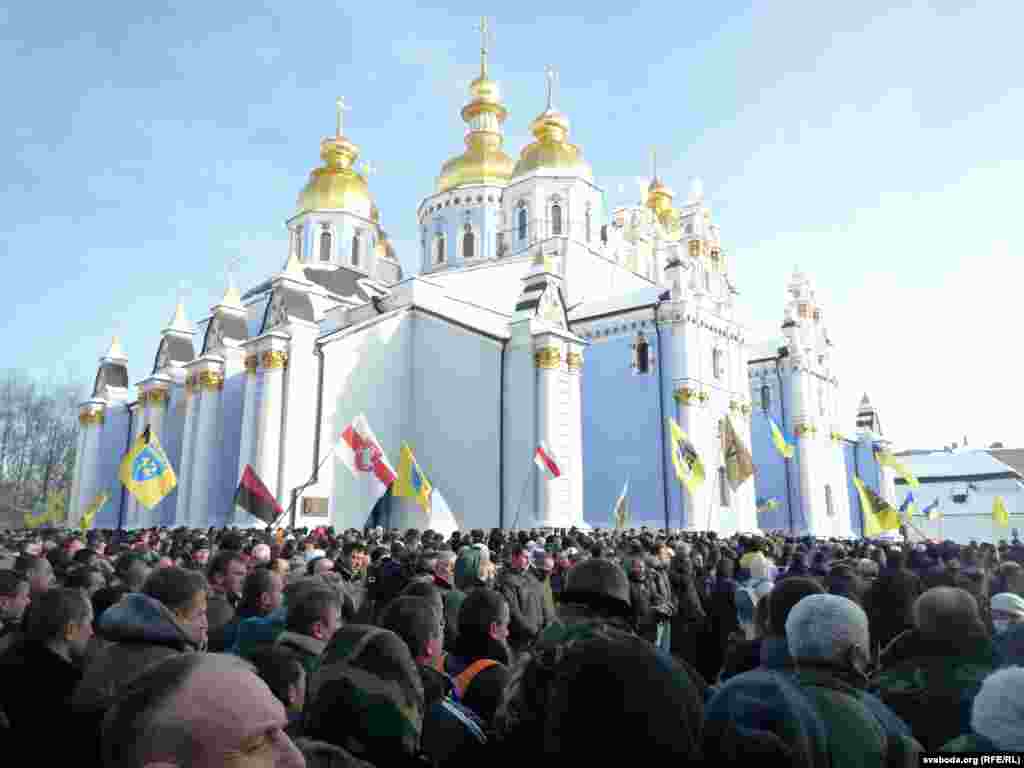 Разьвітаньне з Міхалам Жызьнеўскім у Кіеве.