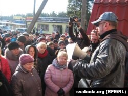 Старшыня Савета прадпрымальнікаў рынка “Паўднёвы” Андрэй Шэсьцяракоў