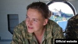 Ukraynalı təyyarəçi Nadejda Savchenko 