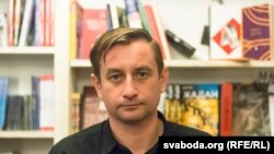 Сяргей Жадан на вечарыне ў менскай кнігарні «Ў»