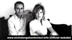 Monica Vitti və Michelangelo Antonioni.