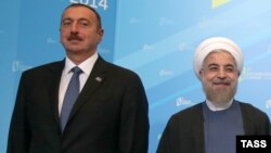 Azərbaycan prezidenti İlham Əliyev və İran prezidenti Hassan Rouhani