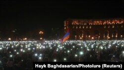 Митинг сторонников Пашиняна