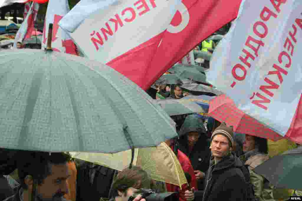 Митинг памяти Анны Политковской в Москве