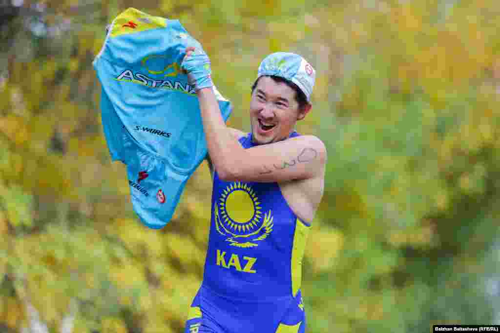 Мақсұт Жұмаев - &laquo;Almaty Triathlon 2015&raquo; чемпионатына қатысушы..