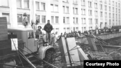 Баррикады в Москве в августе 1991 года