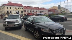 Belarus, Minsk, parking near regional administration