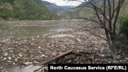 Так сегодня выглядит водохранилище Гоцатлинской ГЭС