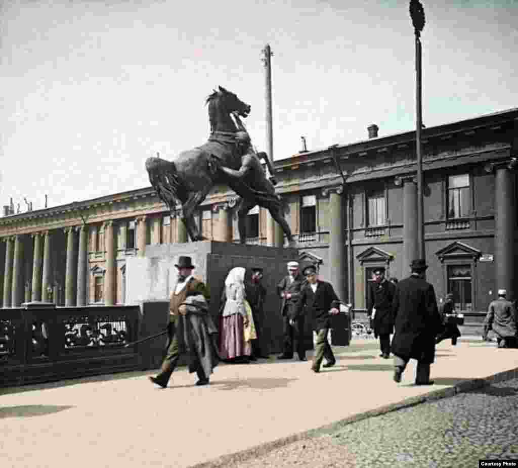 &quot;Санкт-Петербург - Аничкин мост&quot;. Франтишек Краткий, 1896