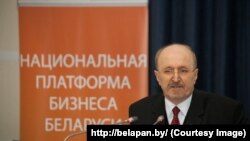 Уладзімір Карагін, старшыня Менскага сталічнага зьвязу прадпрымальнікаў і працадаўцаў