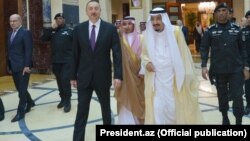 Ilham Aliyev və Salman Bin Abdulaziz Al Saud