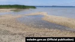 Возера Сьвіцязь на Валыні, 11 ліпеня 2019 году. Фота: Валынская абласная дзяржаўная адміністрацыя