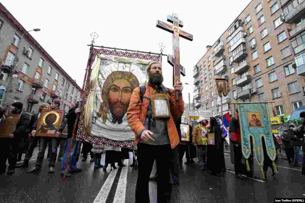 "Русский марш" на северо-западе Москвы