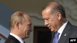 Vladimir Putin və Recep Tayyip Erdogan 