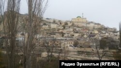 Вид на село Губден, Дагестан (архивное фото)