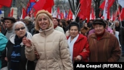 Митинг противников ассоциации с ЕС в Кишиневе (23 ноября 2013 года)